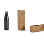 Botella de acero inoxidable reciclado con tapón antigoteo 500ml tercera vista