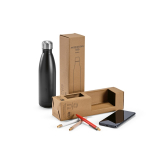 Botella de acero inoxidable reciclado con tapón antigoteo 500ml septima vista