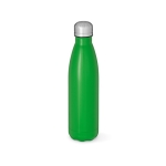 Botella de acero inoxidable reciclado con tapón antifugas 1L color verde