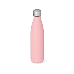 Botella de acero inoxidable reciclado con tapón antifugas 1L color rosa