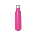Botella de acero inoxidable reciclado con tapón antifugas 1L color fucsia