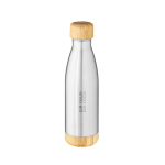 Botella de acero inoxidable reciclado con tapa de bambú 750ml vista principal