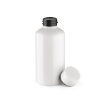 Botella de aluminio reciclado con tapón antifugas 540ml color blanco segunda vista