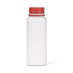 Botella de acero inoxidable reciclado con tapa 360 de pulsador 750ml color rojo vista frontal