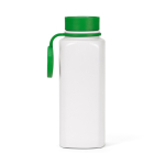Botella de acero inoxidable reciclado con tapa 360 de pulsador 750ml color verde vista trasera