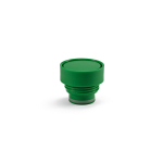 Botella de acero inoxidable reciclado con tapa 360 de pulsador 750ml color verde vista de detalle