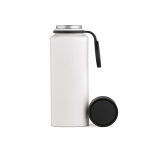 Botella de acero inoxidable reciclado con tapa 360 de pulsador 750ml vista frontal