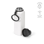 Botella de acero inoxidable reciclado con tapa 360 de pulsador 750ml