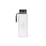 Botella de acero inoxidable reciclado con tapa 360 de pulsador 750ml