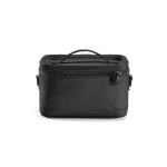 Nevera de plástico reciclado con doble asa de transporte 7.5L color negro vista frontal