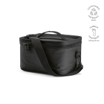 Nevera de plástico reciclado con doble asa de transporte 7.5L color negro
