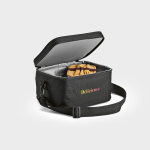 Nevera de plástico reciclado con doble asa de transporte 7.5L color negro