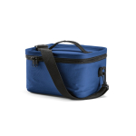 Nevera de plástico reciclado con doble asa de transporte 7.5L color azul