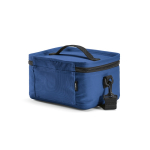 Nevera de plástico reciclado con doble asa de transporte 7.5L color azul segunda vista