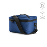 Nevera de plástico reciclado con doble asa de transporte 7.5L color azul