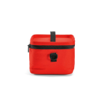 Nevera de plástico reciclado con doble asa de transporte 7.5L color rojo segunda vista