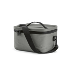 Nevera de plástico reciclado con doble asa de transporte 7.5L color gris
