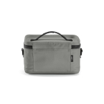 Nevera de plástico reciclado con doble asa de transporte 7.5L color gris vista trasera