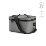 Nevera de plástico reciclado con doble asa de transporte 7.5L color gris