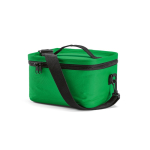 Nevera de plástico reciclado con doble asa de transporte 7.5L color verde