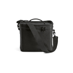 Nevera aislante de plástico reciclado con apertura amplia 10L color negro cuarta vista de detalle