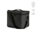Nevera aislante de plástico reciclado con apertura amplia 10L color negro