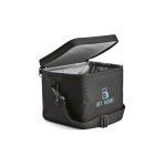 Nevera aislante de plástico reciclado con apertura amplia 10L color negro
