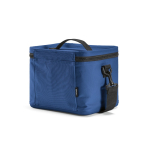 Nevera aislante de plástico reciclado con apertura amplia 10L color azul segunda vista