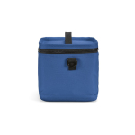Nevera aislante de plástico reciclado con apertura amplia 10L color azul tercera vista