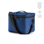 Nevera aislante de plástico reciclado con apertura amplia 10L color azul