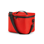 Nevera aislante de plástico reciclado con apertura amplia 10L color rojo
