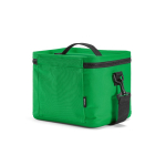 Nevera aislante de plástico reciclado con apertura amplia 10L color verde segunda vista