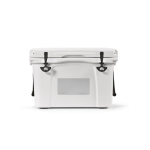 Nevera de plástico reciclado de doble pared con aislamiento 35L color blanco vista frontal
