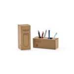 Vaso de viaje de acero inoxidable reciclado de doble pared 340ml vista en caja
