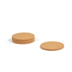4 posavasos sostenibles hechos a partir de corcho natural color natural tercera vista