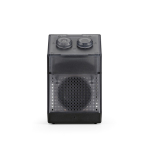 Powerbank 3 en 1 de 5.000 mAh con auriculares y altavoz 5W color negro vista frontal