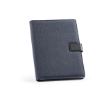 Portafolios de RPET con protectores para tablet y teléfono A4 color azul real