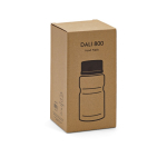 Tarro de comida de acero reciclado con cuchara plegable 740ml vista en caja