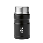 Tarro de comida de acero reciclado con cuchara plegable 740ml vista principal