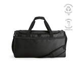 Bolsa deportiva impermeable de plástico eco con bolsillo oculto 50L color negro
