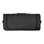 Bolsa deportiva impermeable de plástico eco con bolsillo oculto 50L color negro segunda vista