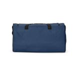 Bolsa deportiva impermeable de plástico eco con bolsillo oculto 50L color azul vista trasera