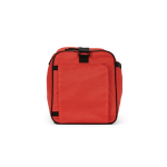 Bolsa deportiva impermeable de plástico eco con bolsillo oculto 50L color rojo tercera vista