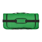 Bolsa deportiva impermeable de plástico eco con bolsillo oculto 50L color verde vista de detalle