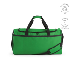 Bolsa deportiva impermeable de plástico eco con bolsillo oculto 50L color verde