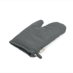 Guante de cocina con pulgar separado en algodón reciclado 220g /m2 color gris