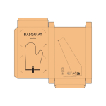Guante de cocina robusto de algodón eco con pulgar separado 280 g/m2