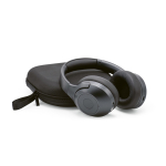 Auriculares inalámbricos con cancelación activa y micrófono con IA color gris oscuro
