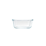 Fiambrera reutilizable de vidrio de borosilicato y bambú 480ml color transparente segunda vista de detalle