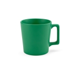 Taza de cerámica con acabado mate disponible en colores vivos 310ml color verde